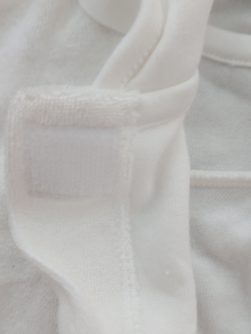 NWT Florence Eiseman White Terry Hooded Swim Robe Cover Up Tulip Applique 24 MO - Picture 8 of 10